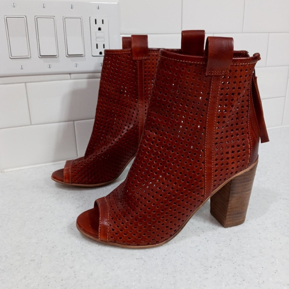 Diba True Open Toe Ankle Boots